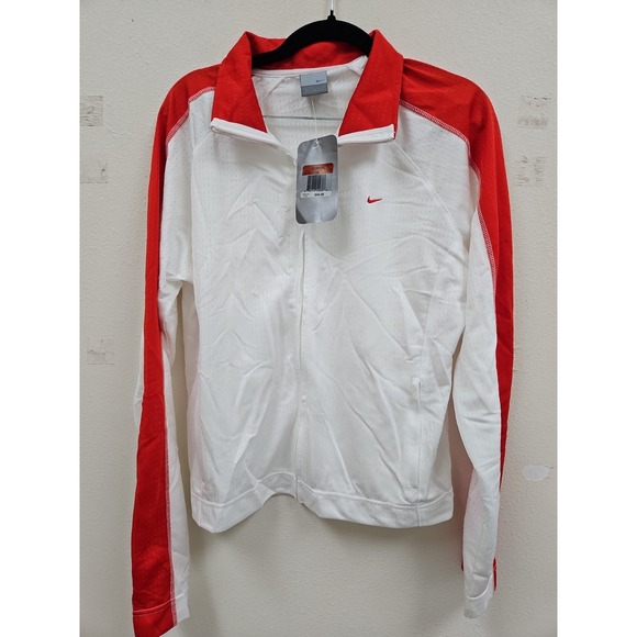 Jordan Brand Jackets & Blazers - Nike Running Light Track Yoga Athletic Warm Up Jacket Womens Large  Full Zip NWT